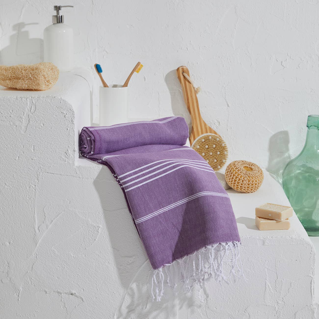Turkish Beach Towels  - Purple
