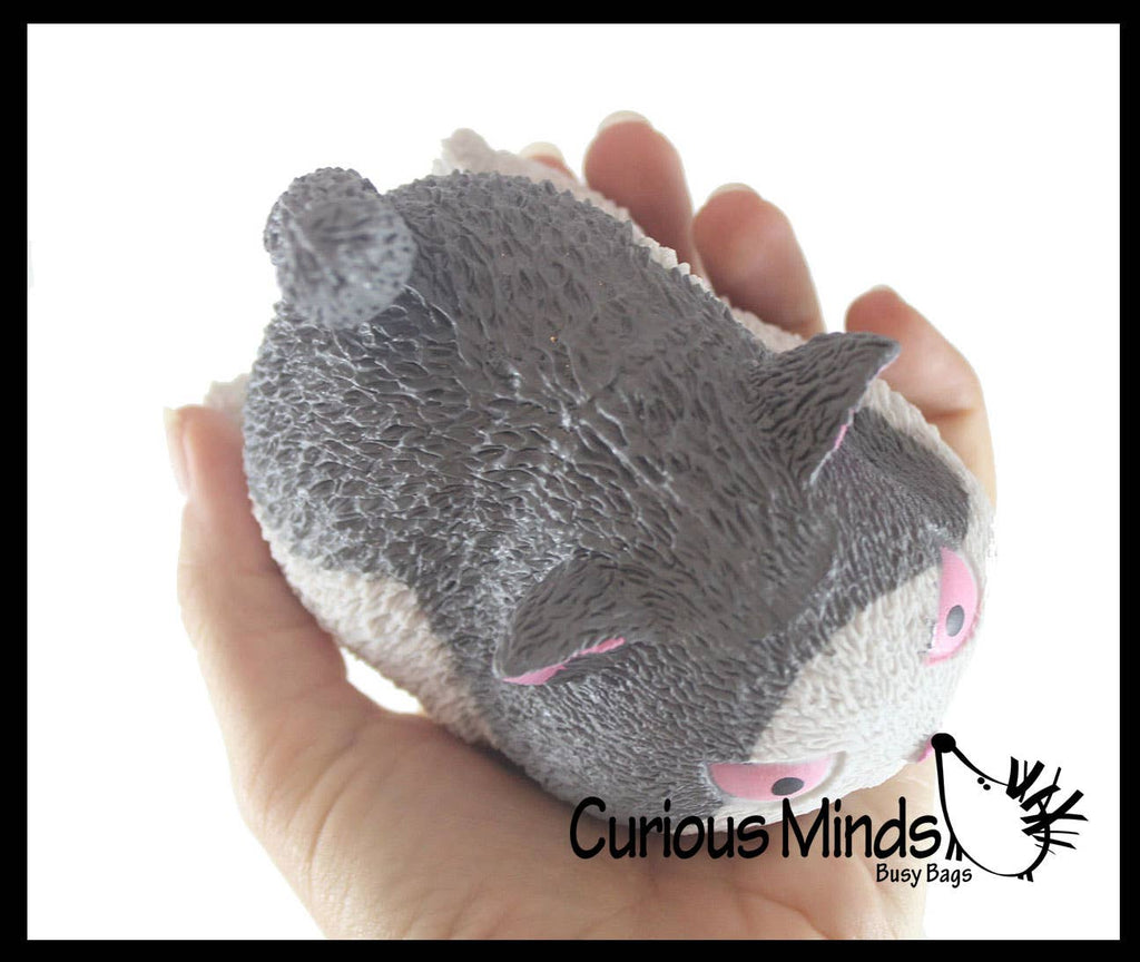 Angry Cat Soft Fluff Doh - Filled Squeeze Stress Balls  -