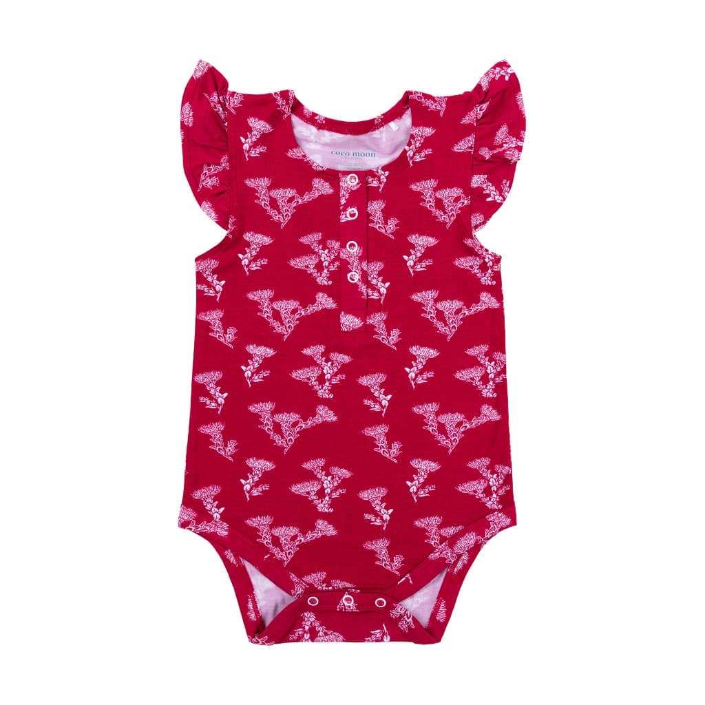 Ohia Lehua Huggable Flutter Sleeve Onesie