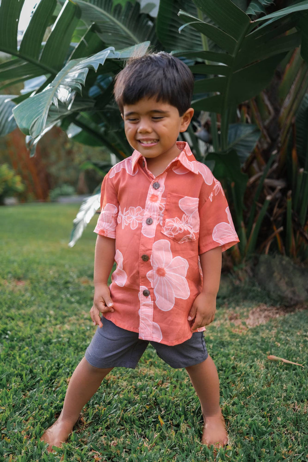 Maverick Button-Up in Lei Pua (Clay)