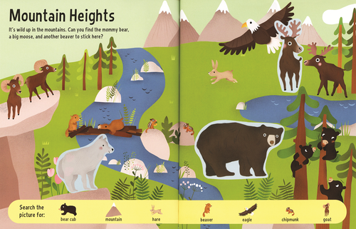 Big Stickers, Wild Animals