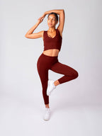Organic Reversible Activewear Tank | Red