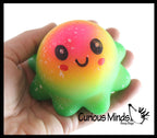Soft Octopus Stress Balls - Soft Cream Doh Filled Stress