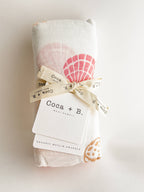Seashell Organic Bamboo Swaddle