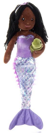 17" Shiny Mermaid & Turtle