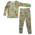 Pajama Set Checkered Mint Aloha