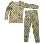 Pajama Set Checkered Mint Aloha