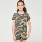 Camouflage French Terry Romper