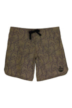 Scallop Retro Flare / Palmitos / Algae / Boardshorts