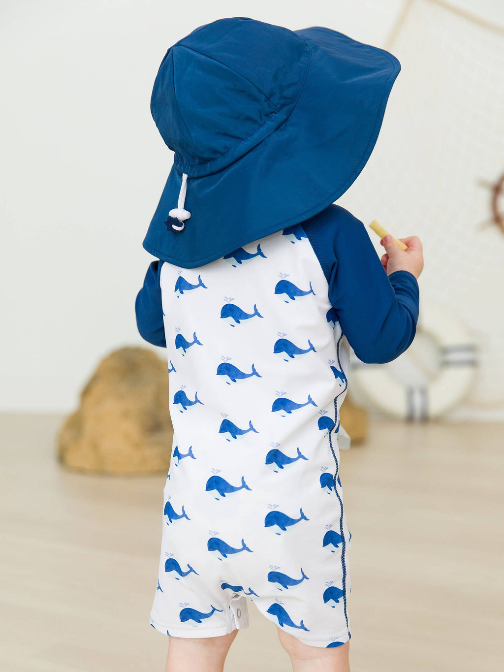 Whale Friends Long Sleeve Rash Guard