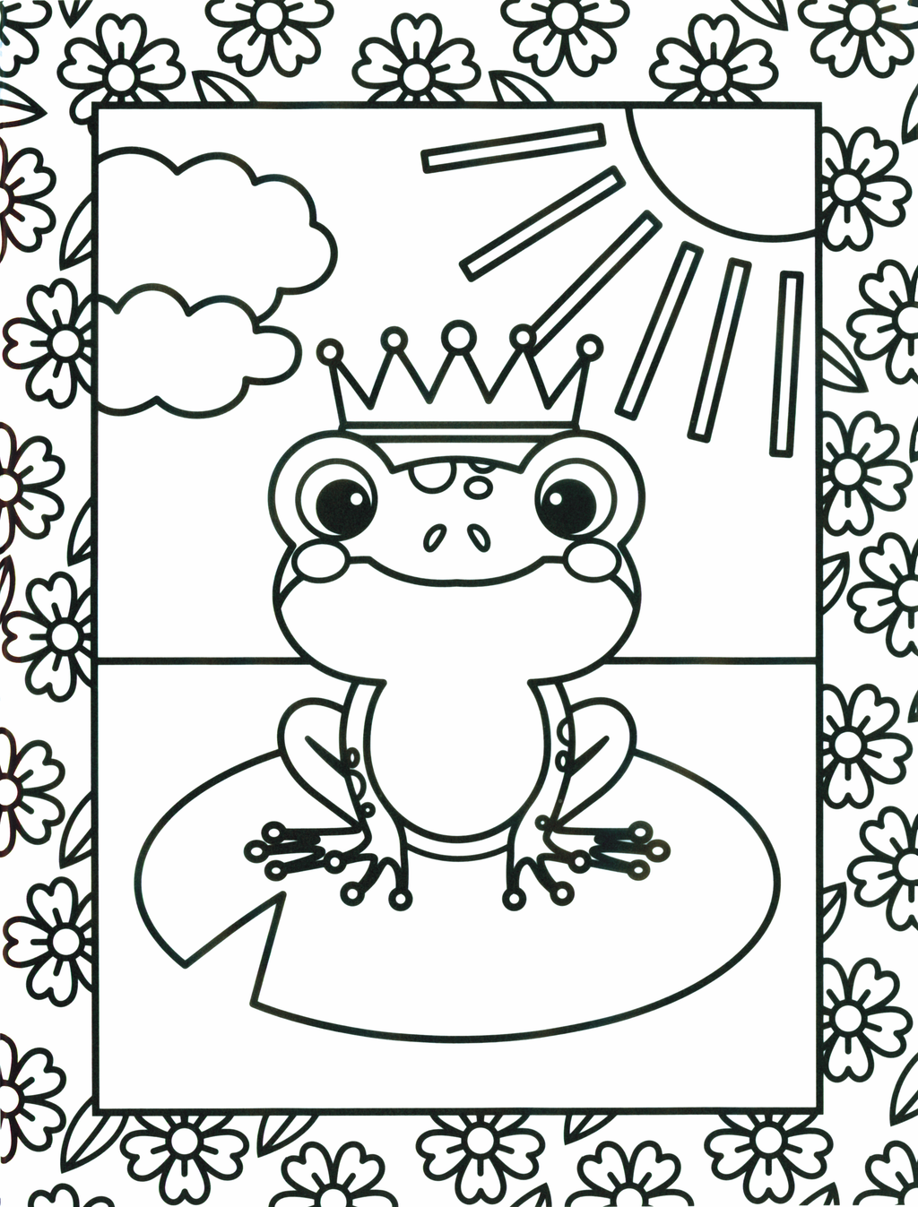 Stained Glass Coloring: Princesses