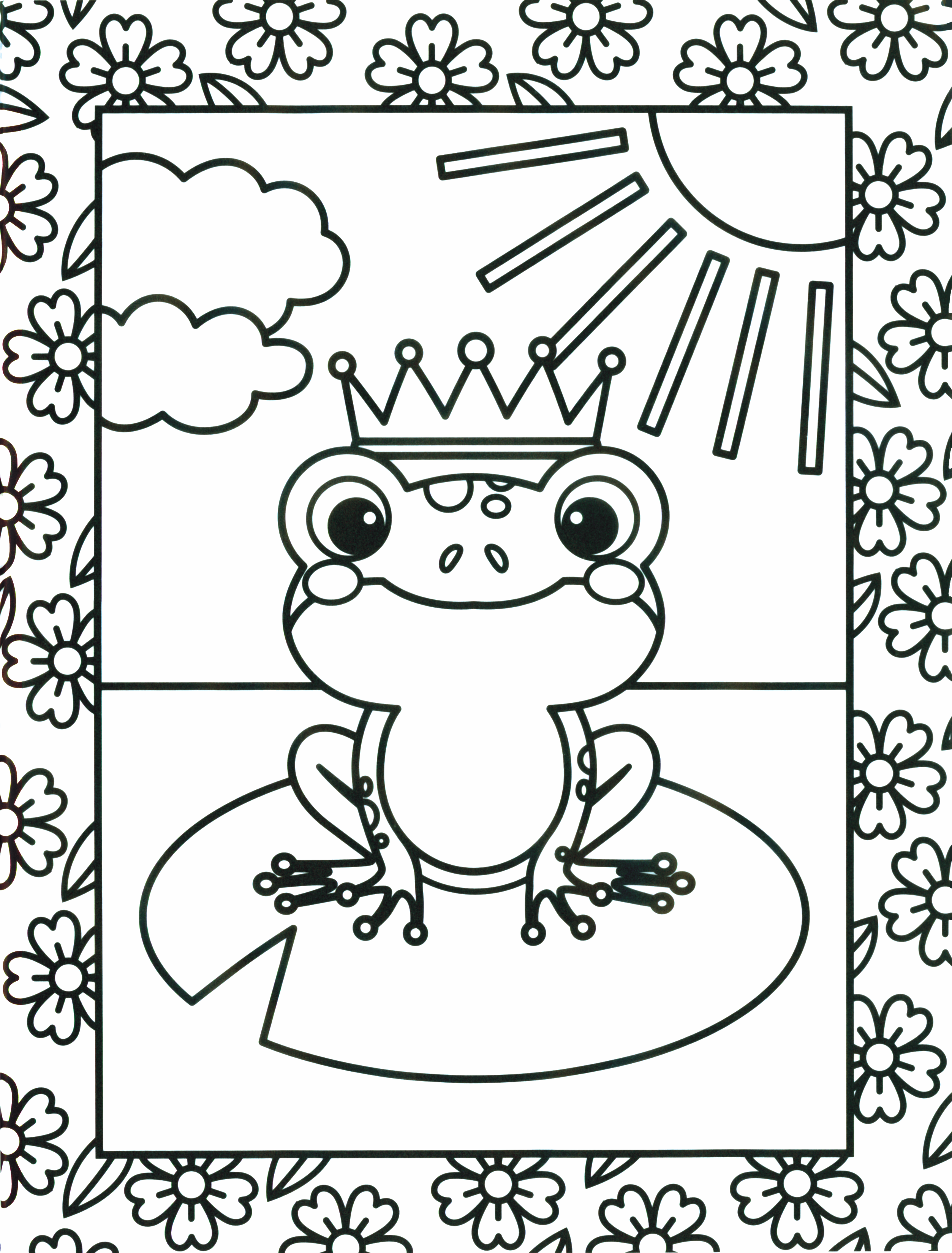 Stained Glass Coloring: Princesses