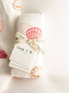 Seashell Organic Bamboo Swaddle