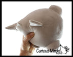 Plush Hammerhead Shark with Googly Eyes Stuffed Animal Toy