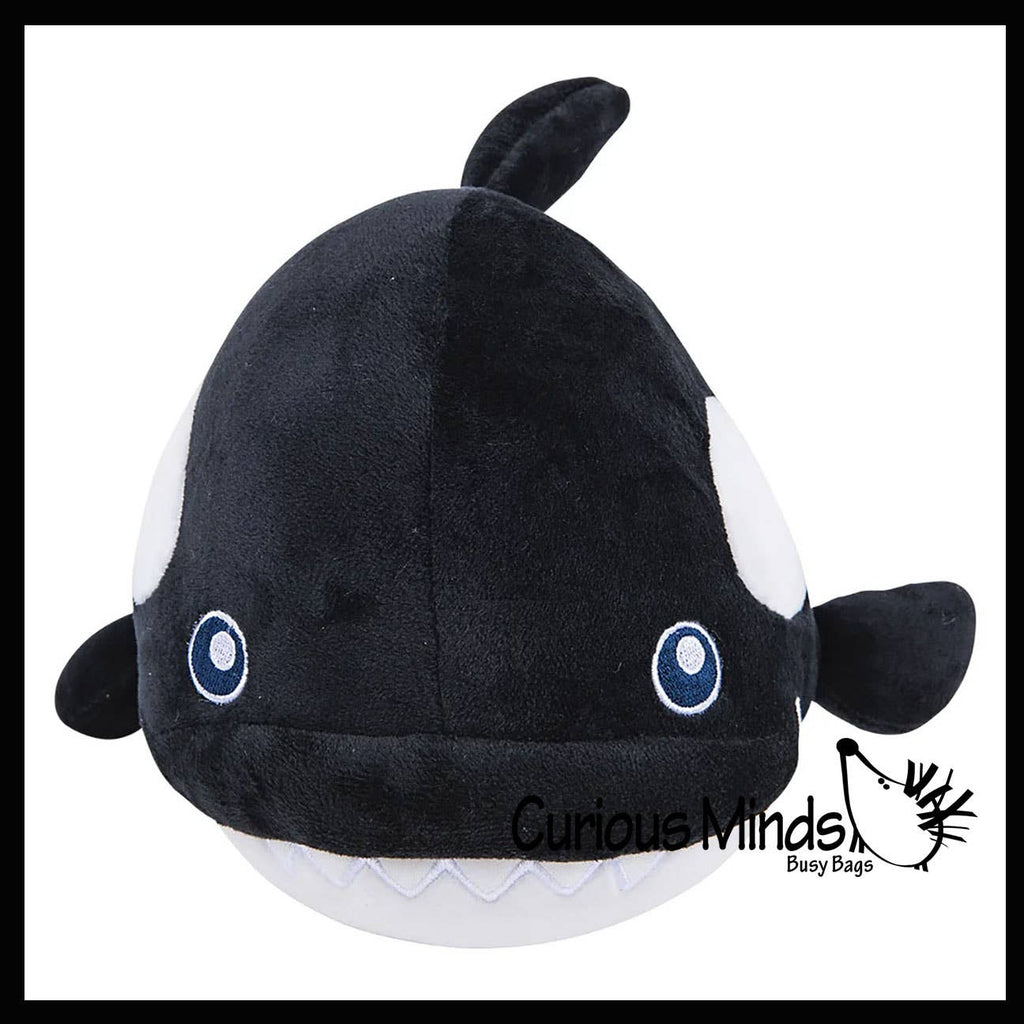 Plush Orca Killer Whale Stuffed Animal Toy - Soft Squishy