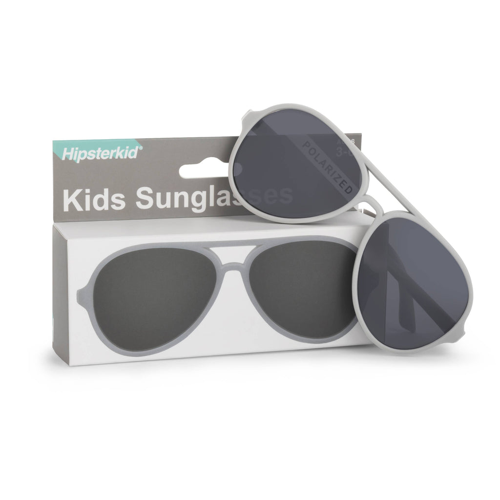 Polarized Sunglasses | Grey Aviator
