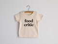 Food Critic Cream Organic Baby & Kids Tee
