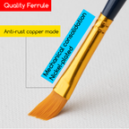 MEEDEN Acrylic Paint Brushes -10 Pcs