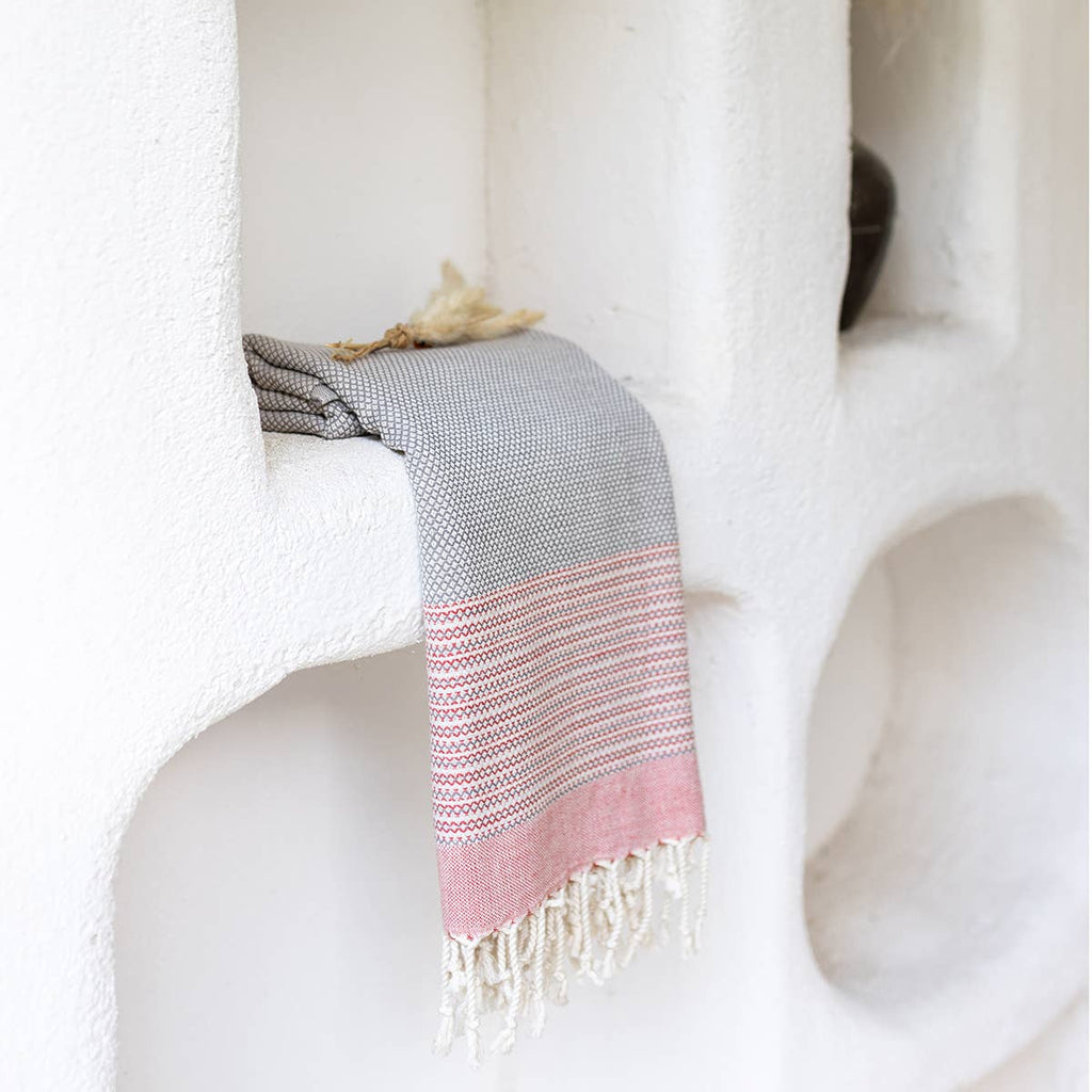 Turkish Beach Towels Lightweight - Grey