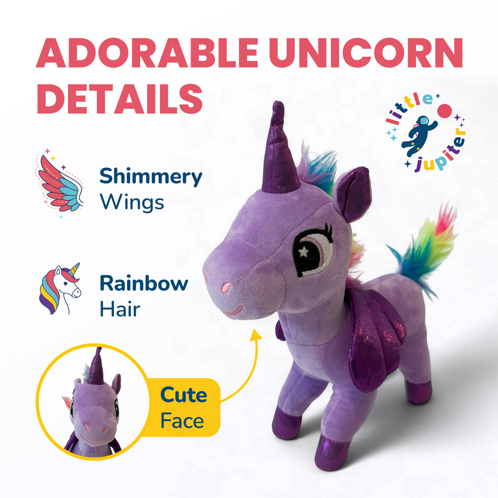 Pet Plush Set with Bag - Light Purple