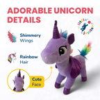 Pet Plush Set with Bag - Light Purple