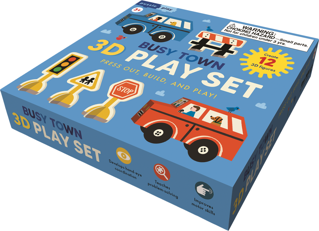 Puzzle Play: Busy Town 3D Play Set