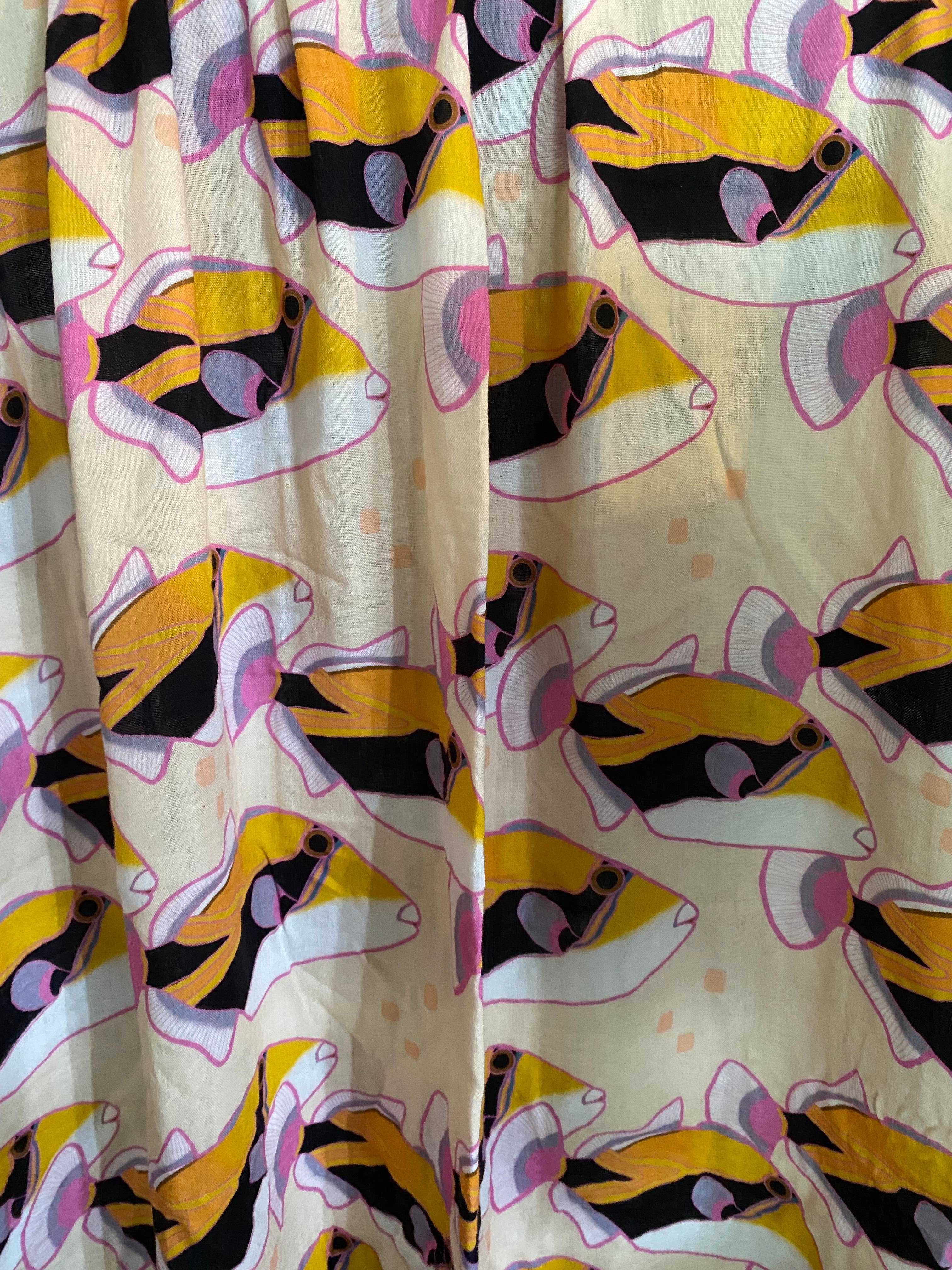 Muslin Swaddle Blanket - Humuhumu Love Pink