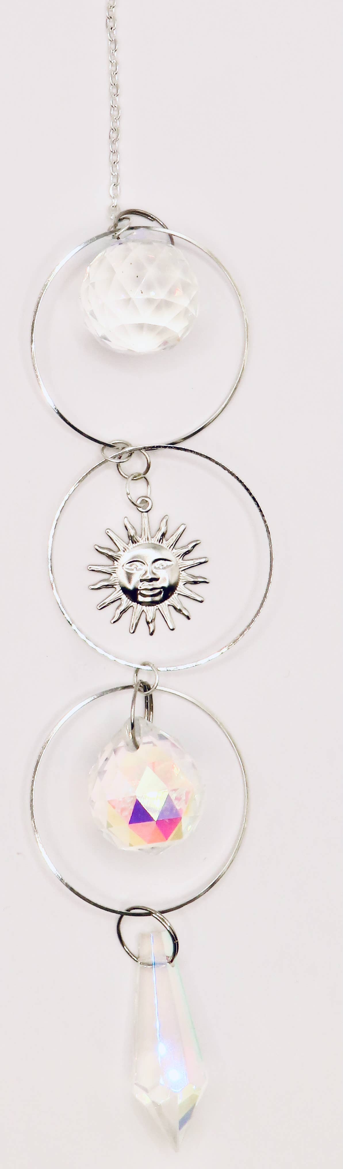 Crystal Suncatcher Silver