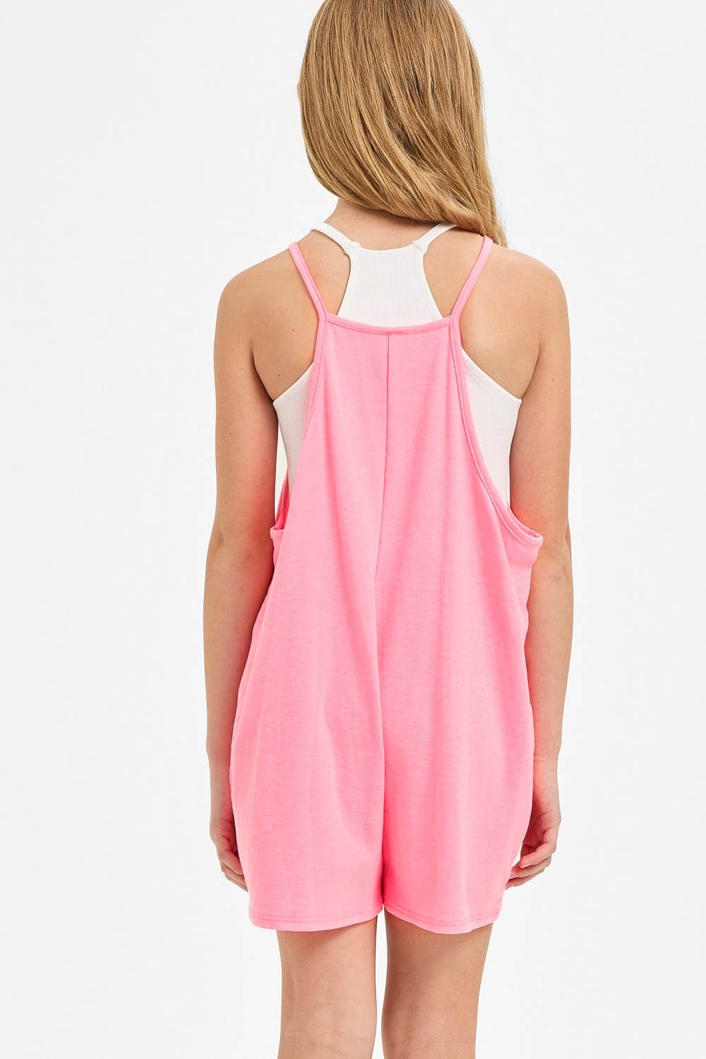 Two Pocket Cotton Overall Romper / Onesie