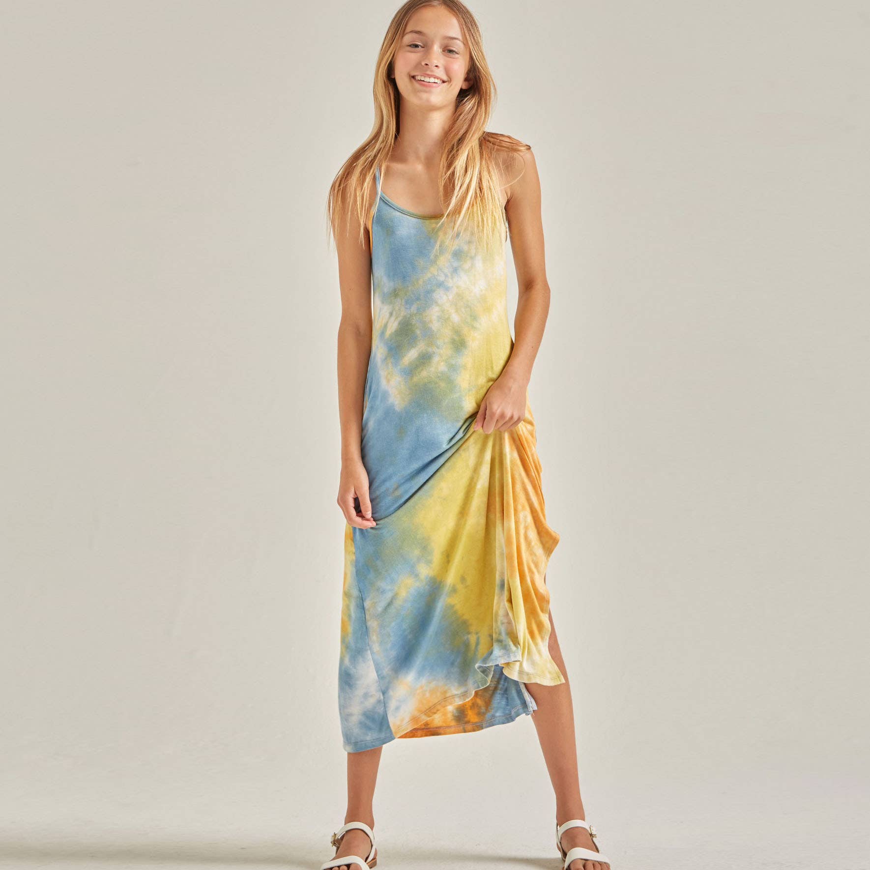 Tie Dye Cami Maxi Dress