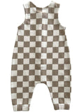 Tiramisu Checker / Organic Bay Jumpsuit