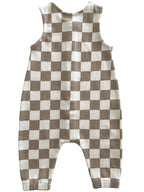 Tiramisu Checker / Organic Bay Jumpsuit