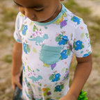 Aloha Before Time Shortie Bamboo Romper