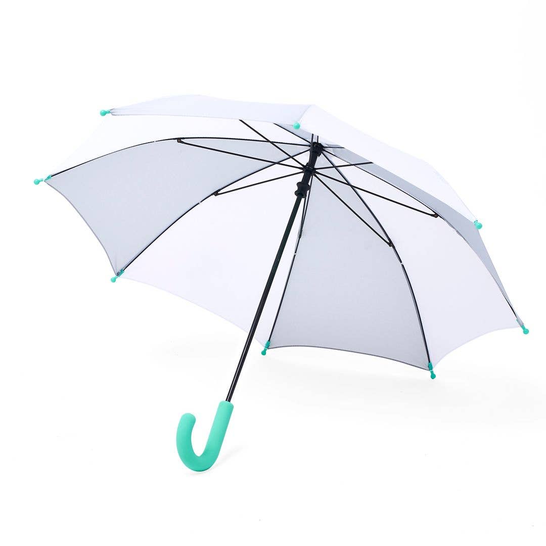 Grey & White Kid Umbrellas