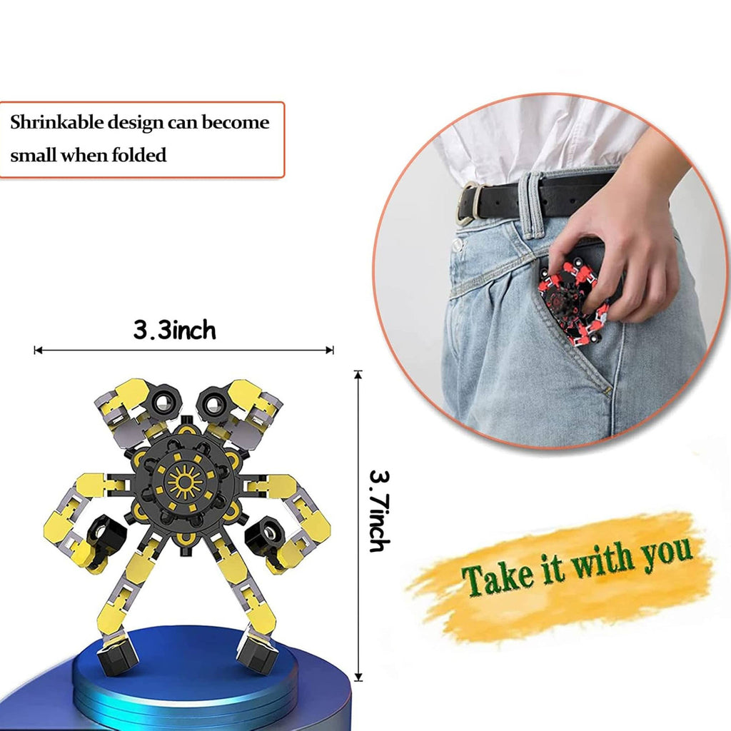 Robot Fingertip Fidget Spinner Toy