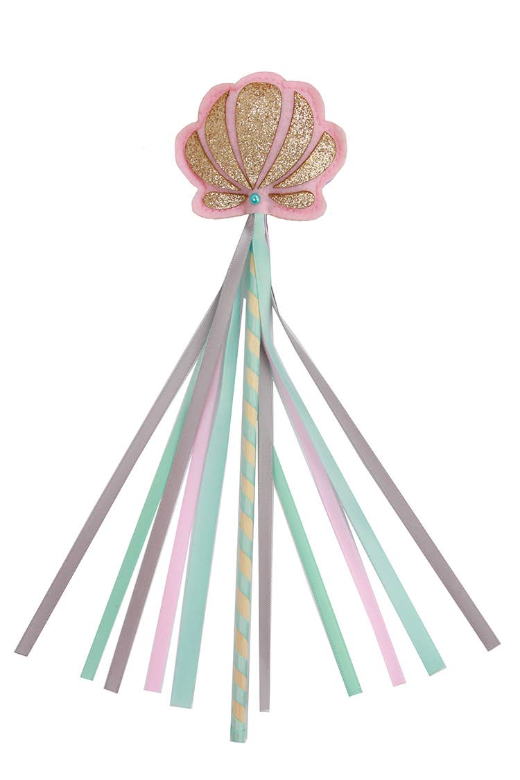Shell With Ribbon Shell Ribbon Wand – Kokonut Kids Hanalei