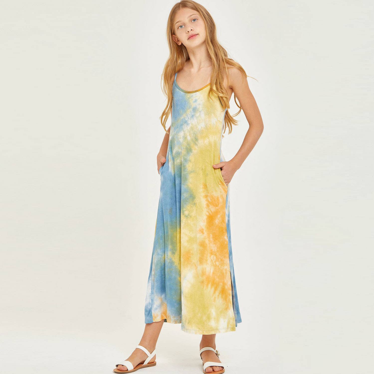 Tie Dye Cami Maxi Dress