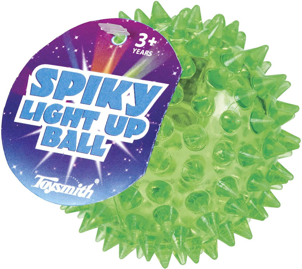 Flashing Spiky Ball, Bouncy and Squeezy