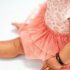 Shell-abrate Flutter Sleeve Tutu Onesie