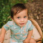 Lei Stand Bamboo Polo Romper