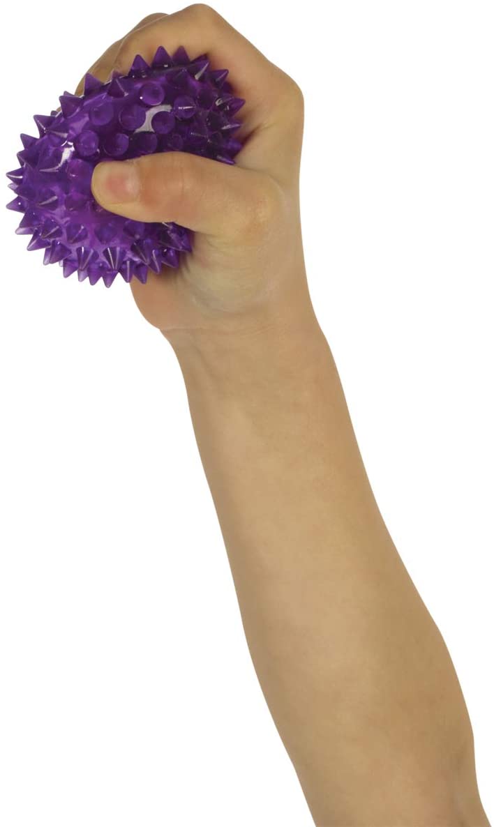Flashing Spiky Ball, Bouncy and Squeezy