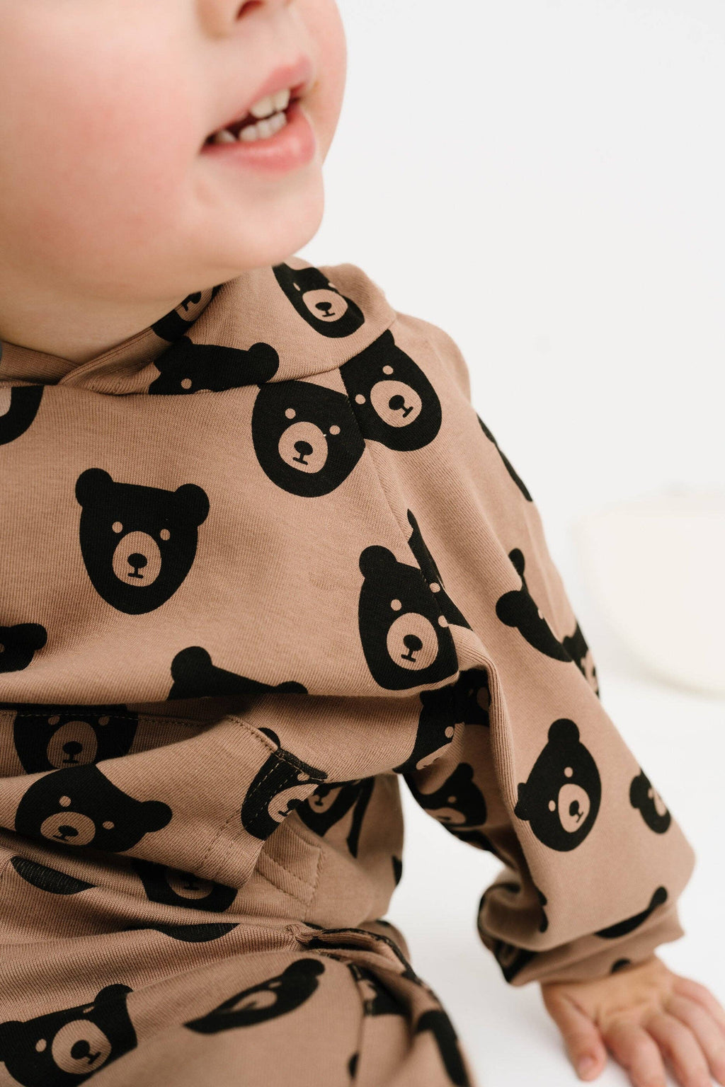 Brown Bear Cargo Hoodie Set