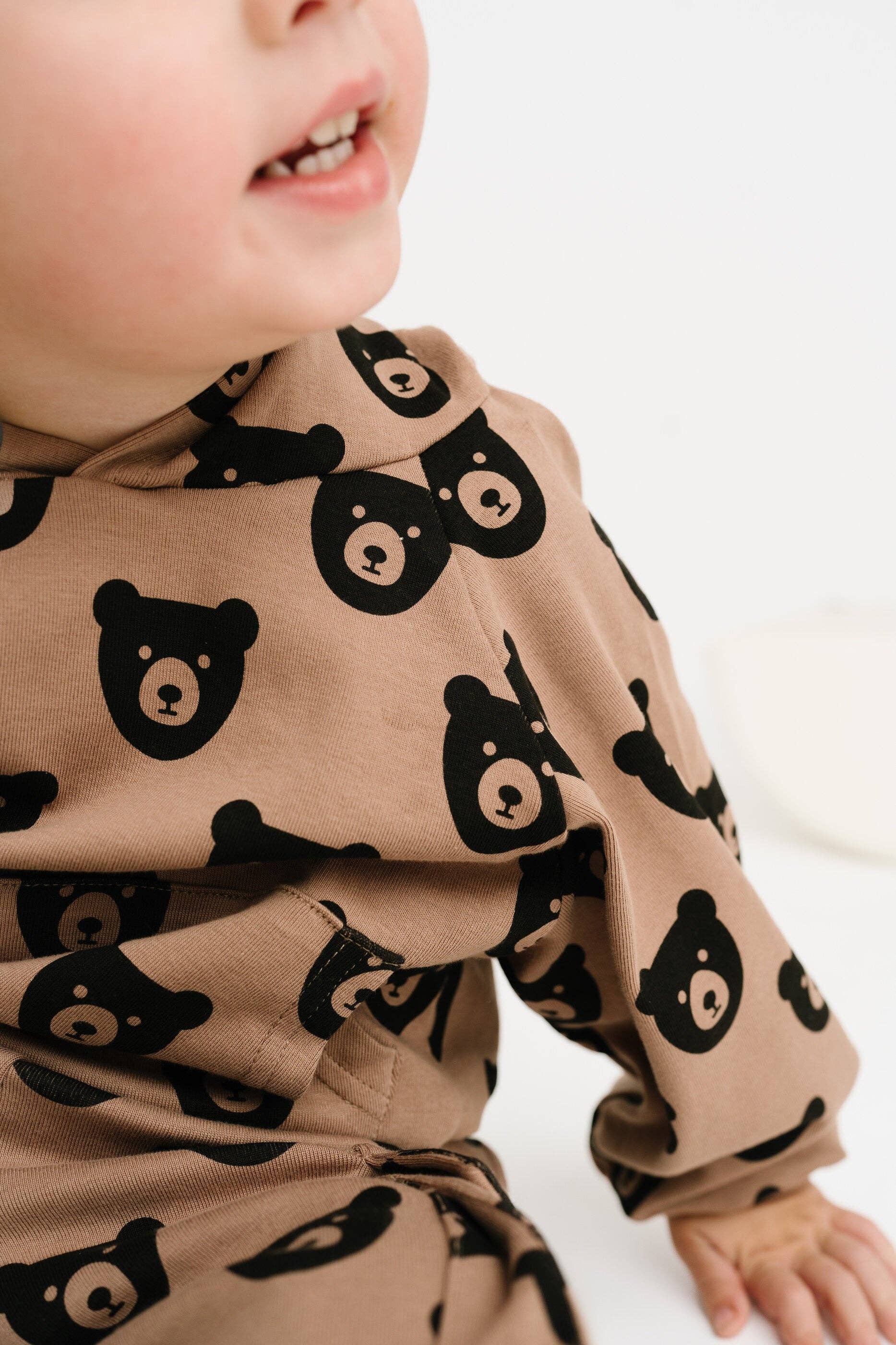 Brown Bear Cargo Hoodie Set
