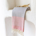 Turkish Beach Towels Lightweight - Grey