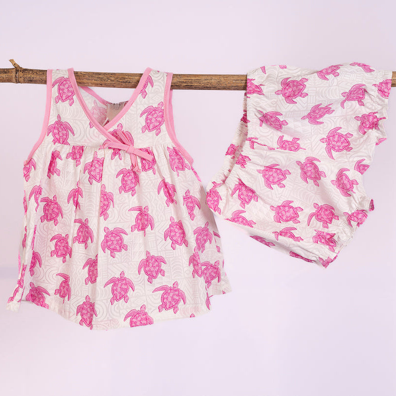 RJC Infant Crossover Yoke Cotton Set