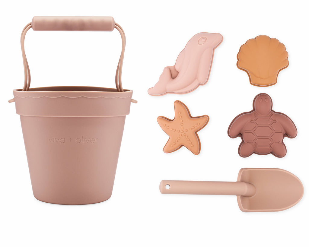 ava + oliver - Pink Sand Beach Set