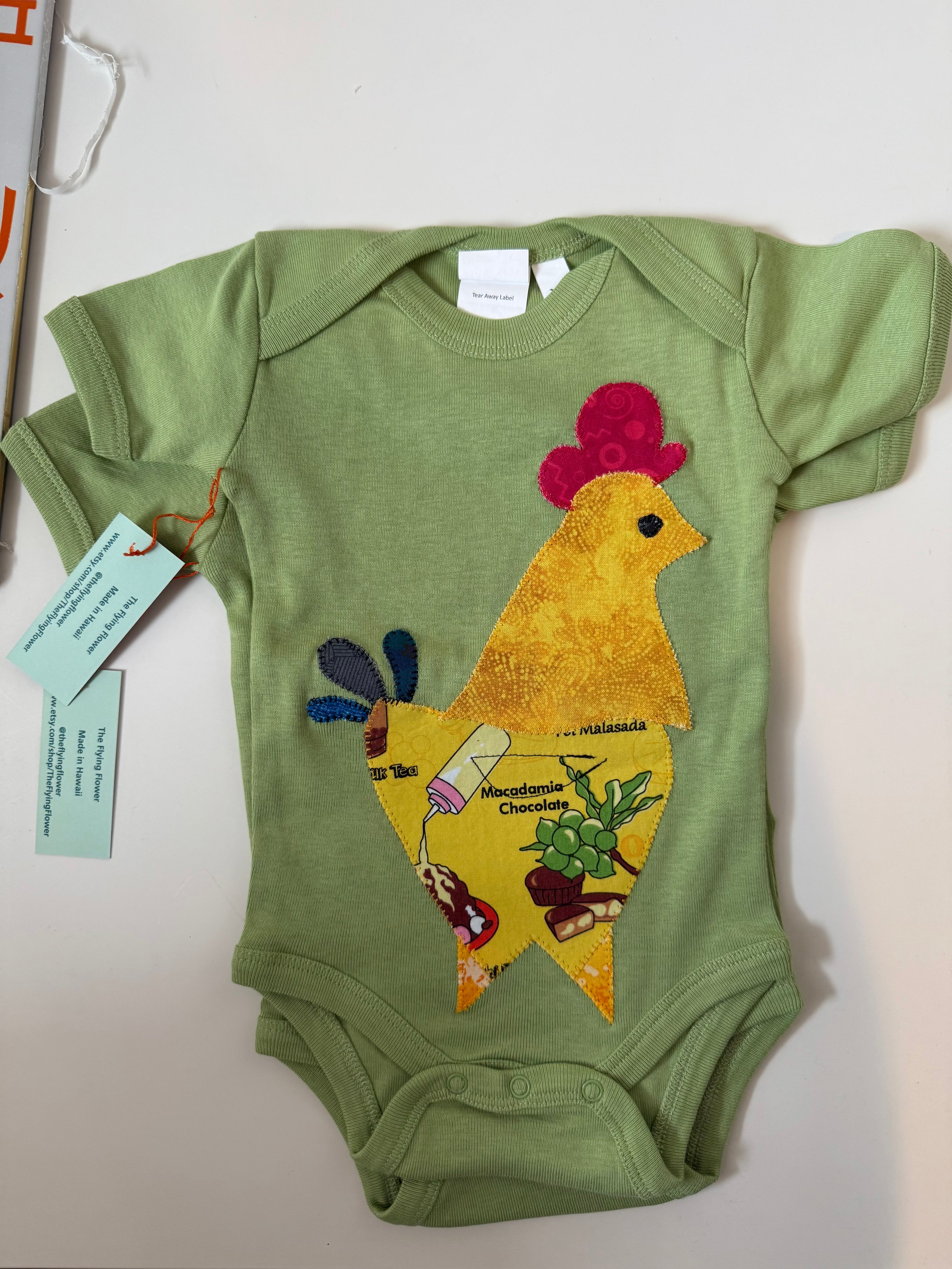 Rooster Onsie: Flying Flower