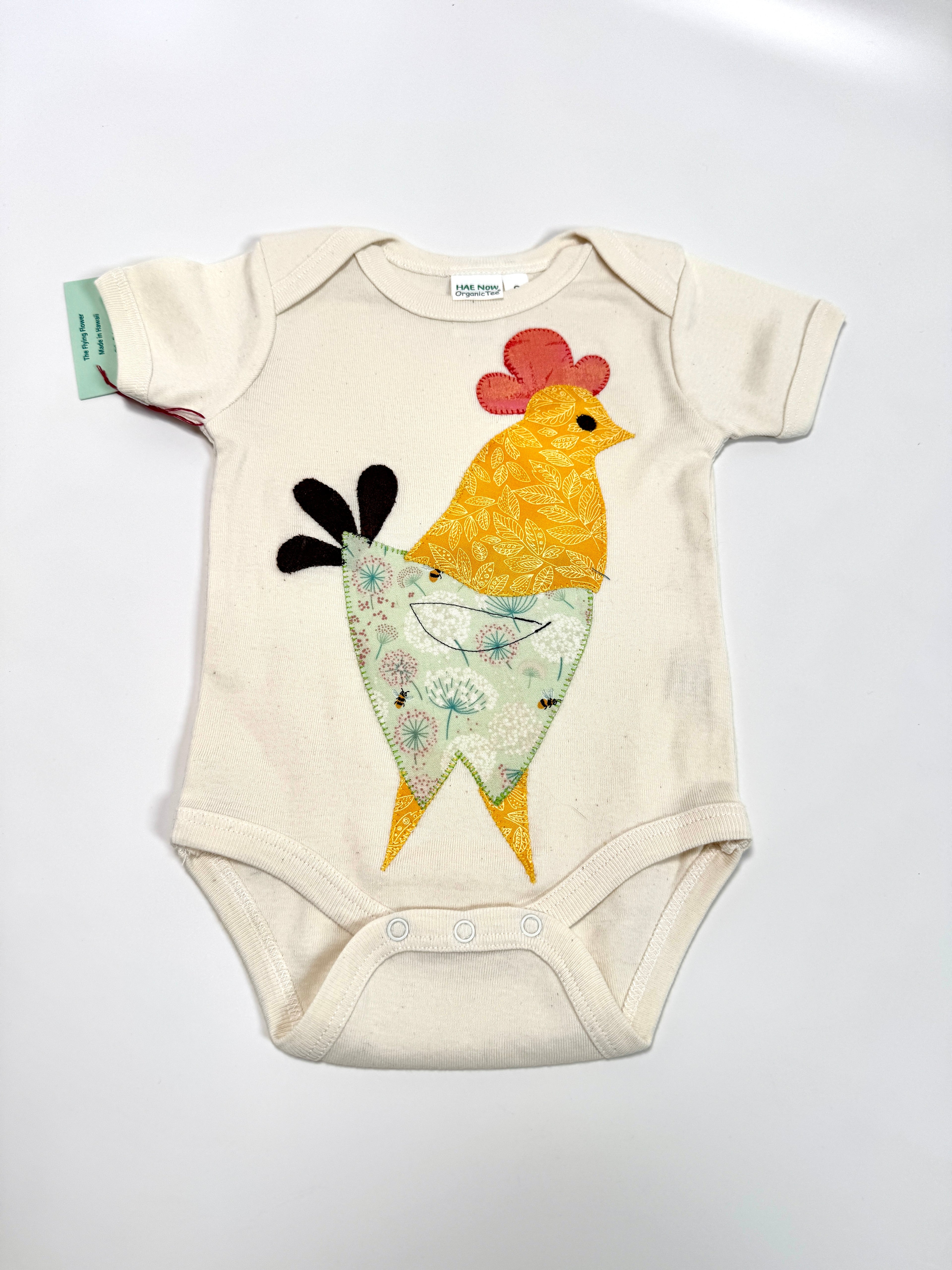 Rooster Onsie: Flying Flower