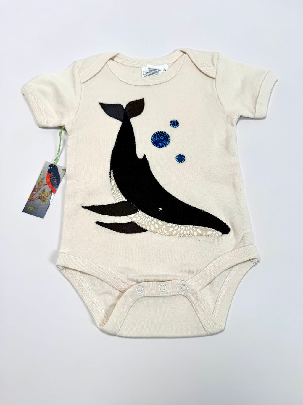 Whale Onsie: Flying Flower