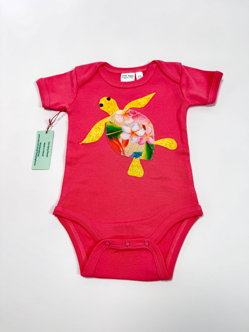 Turtle Onsie:  Flying Flower